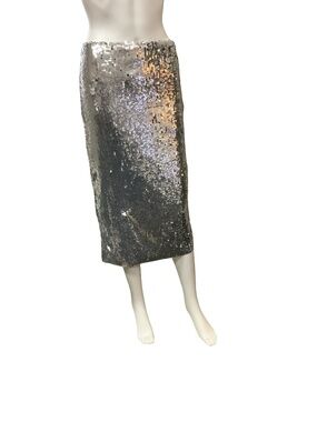 Ami Midi Length Sequin Skirt Size: M